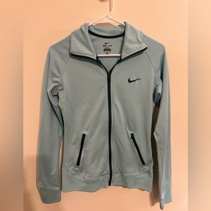 Blue Nike athletic jacket